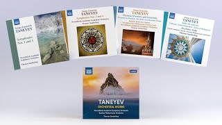 Sergey Taneyev’s orchestral works conducted by Thomas Sanderling (4 discs)