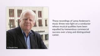 Leroy Anderson’s orchestral works conducted by Leonard Slatkin (5-disc boxed set)