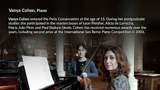 Saint-Saëns’ Music for Violin and Piano, performed by Fanny Clamagirand and Vanya Cohen